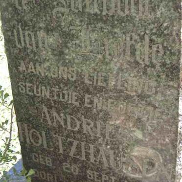 HOLTZHAUSEN Andries 1958-1958