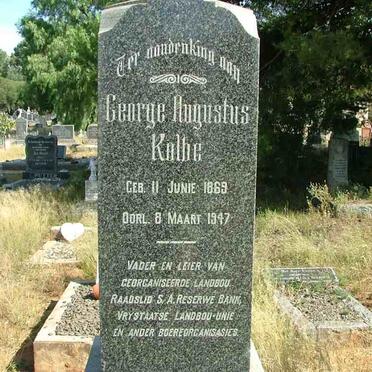 KOLBE George Augustus 1869-1947