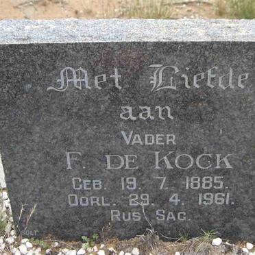 KOCK F., de 1885-1961
