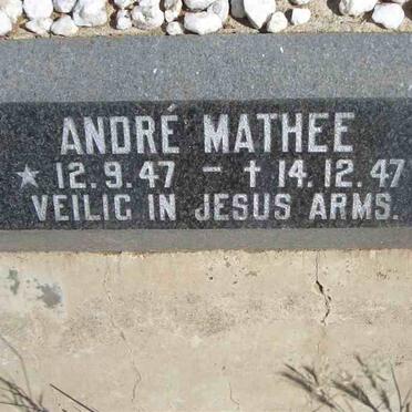 MATHEE Andre 1947-1947