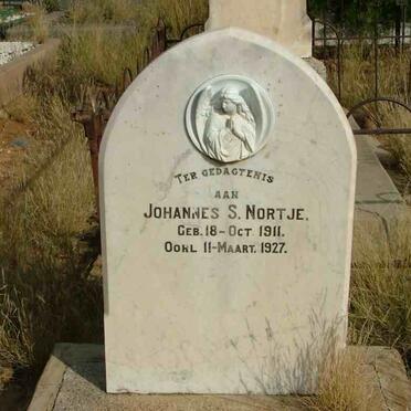 NORTJE Johannes S. 1911-1927