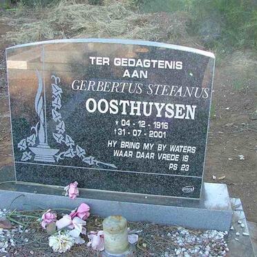 OOSTHUYSEN Gerbertus Stefanus 1916-2001
