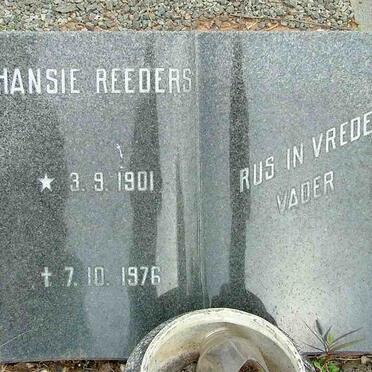 REEDERS Hansie 1901-1976