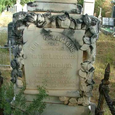 RENSBURG Pieter Leonoris, van 1907-1928