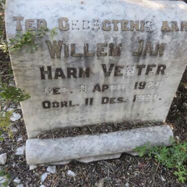 VENTER Willem Jan Harm 1920-1920