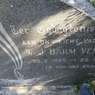 VENTER W.J. Harm 1885-1932