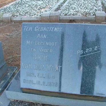 WALT Jopie, van der 1914-1975