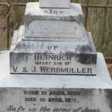 WERDMULLER Heinrich 1893-1896
