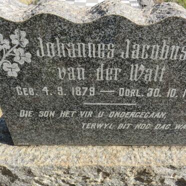 WALT Johannes Jacobus, van der 1879-1918