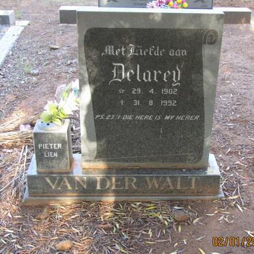 WALT Delarey, van der 1902-1992