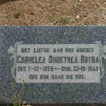 BOTHA Cornelia Dorethea 1858-1943