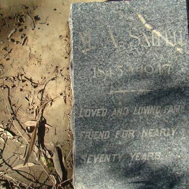 SMITH M.A. 1845-1947