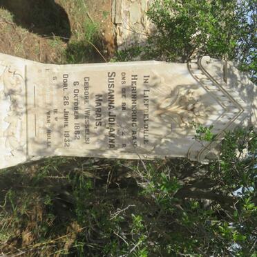 MARAIS Susanna Johanna nee WESSELS 1862-1932