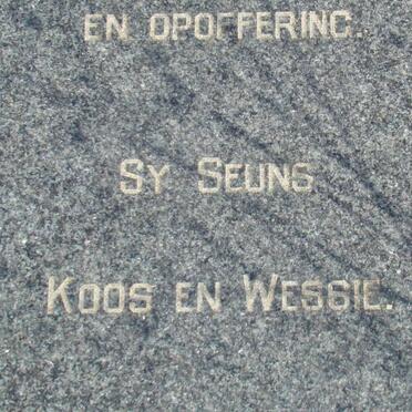 MARAIS Wessels 1905-1965