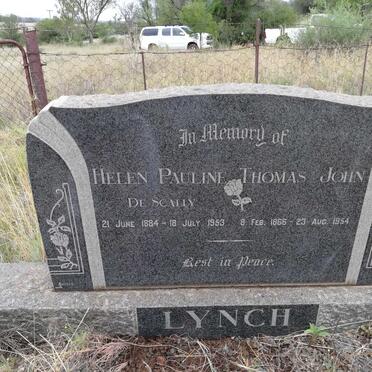 LYNCH Thomas John 1866-1954 &amp; Helen Pauline DE SCALLY 1884-1953