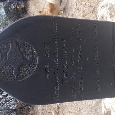 TERBLANCHE Gerhardus Johannes 1915-1925