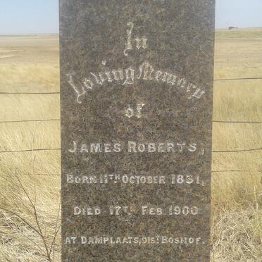 ROBERTS James 1831-1900