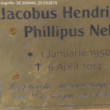 NEL Jacobus Hendrikus Phillipus 1950-2014