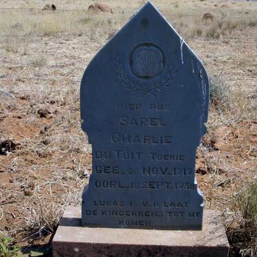 TOIT Sarel Charlie, du 1919-1930