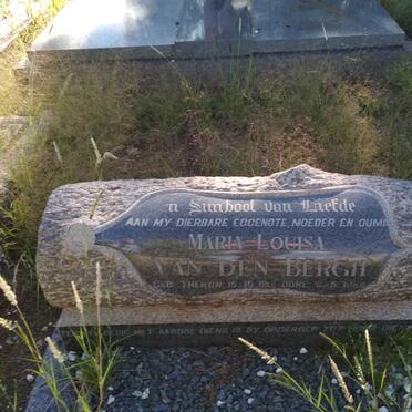 BERGH Maria Louisa, van den nee THERON 1912-19?9