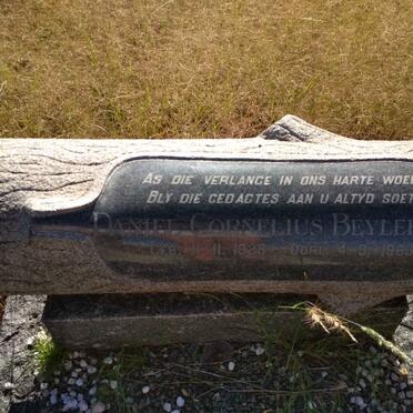 BEYLEFELD Daniel Cornelius 1928-1966