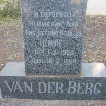 BERG Hennie, van der 1956-1964
