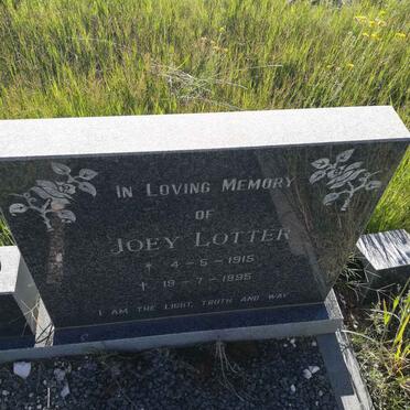 LOTTER Joey 1915-1995