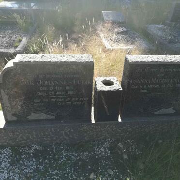 LUDIK Izak Johannes 1901-1960 &amp; Susanna Magdalena V.D. MERWE 1916-