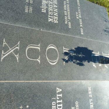 ROUX Johannes Frederik, le 1921-1998 &amp; Alida Regina KOLVER