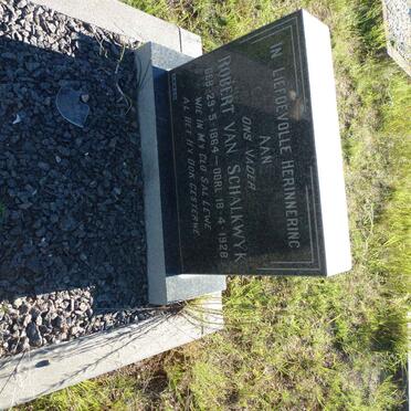 SCHALKWYK Robert, van 1864-1928