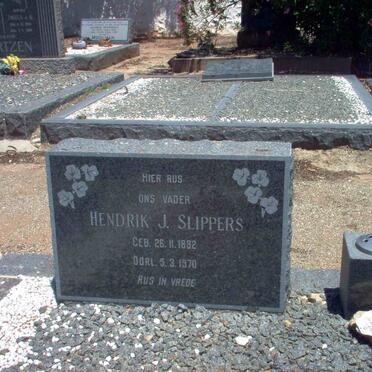 SLIPPERS Hendrik J. 1882-1970 &amp; Maria P. KRUGER 1884-1956