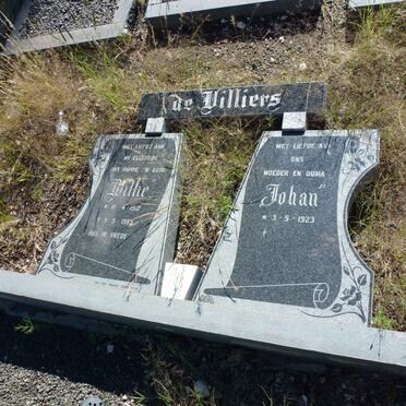 VILLIERS Willie, de 1912-1985 &amp; Johan 1923-