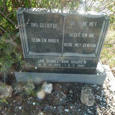 VUUREN Jan Daniel, van 1950-1980