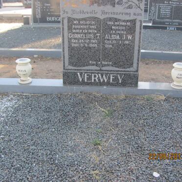 VERWEY Cornelius T. 1915-1988 &amp; Alida J.W. 1917-