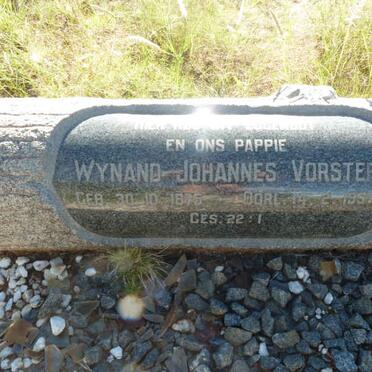 VORSTER Wynand Johannes 1875-1957