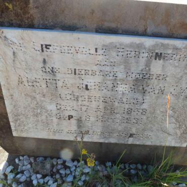 ZYL Aletta Johanna, van nee GROENEWALD 1848-1931