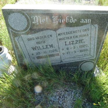 ? Willem 1925- &amp; Lizzie 1920-1999