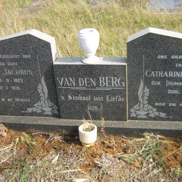 BERG Andries Jacobus, van den 1929-1978 &amp; Catherine Wilhelmina HUMAN 1930-