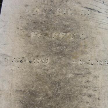 FERREIRA Diederik 1910-1981