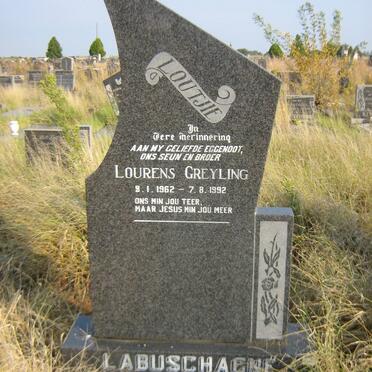 GREYLING Lourens 1962-1992