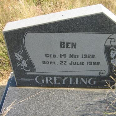 GREYLING Ben 1920-1980