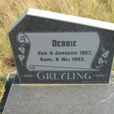 GREYLING Debbie 1927-1993