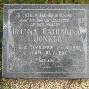 JONKER Helena Catharina nee REYNDERS 1910-1957