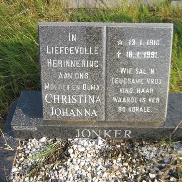 JONKER Christina Johanna 1910-1991