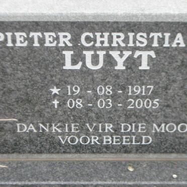 LUYT Pieter Christiaan 1917-2005