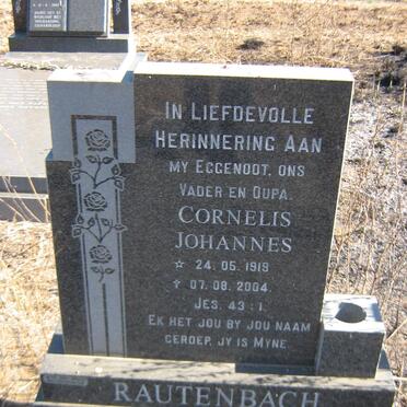RAUTENBACH Cornelis Johannes 1919-2004