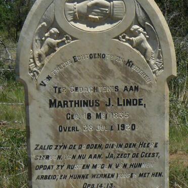 LINDE Marthinus J. 1835-1920