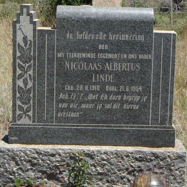 LINDE Nicolaas Albertus 1910-1954