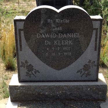 KLERK Dawid Daniel, de 1907-1978
