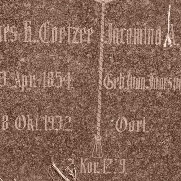 COETZEE Johannes H. 1854-1932 &amp; Jacomina A.J. VAN JAARSVELD 1858-1927